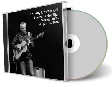 Artwork Cover of Tommy Emmanuel 2016-08-10 CD Valletta Audience