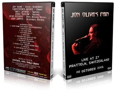 Artwork Cover of Jon Olivas Pain 2005-10-08 DVD Pratteln Audience