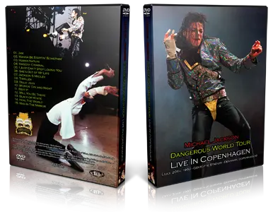 Artwork Cover of Michael Jackson 1992-07-20 DVD Copenhagen Proshot