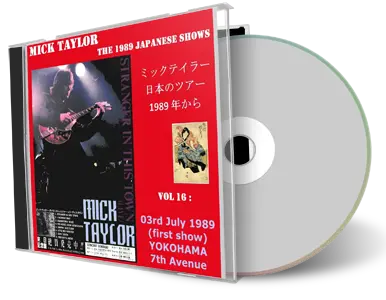 Artwork Cover of Mick Taylor 1989-07-03 CD Yokohama Audience