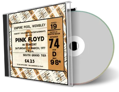 Artwork Cover of Pink Floyd 1977-03-19 CD London Audience