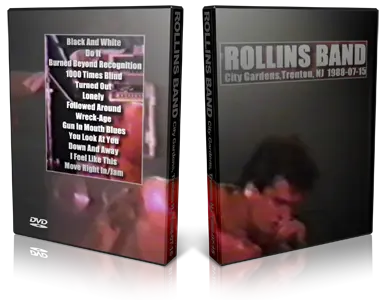 Artwork Cover of Rollins Band 1988-07-15 DVD Trenton Audience