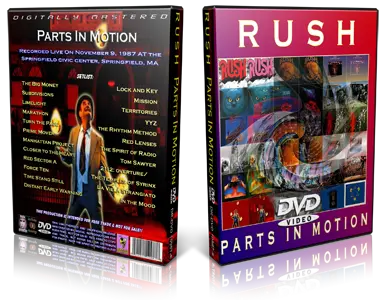 Artwork Cover of Rush 1987-11-09 DVD Springfield Audience