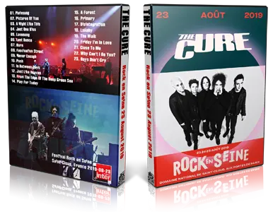 Artwork Cover of The Cure 2019-08-23 DVD Rock en Seine Proshot