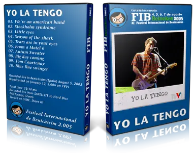 Artwork Cover of Yo La Tengo 2005-08-05 DVD Festival International De Benicassim Proshot