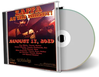 Artwork Cover of Zappa at the Whisky 2019-08-17 CD West Hollywood Audience