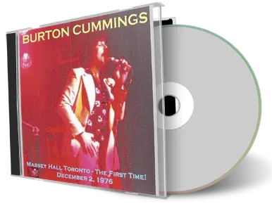 Artwork Cover of Burton Cummings 1976-12-02 CD Toronto Audience