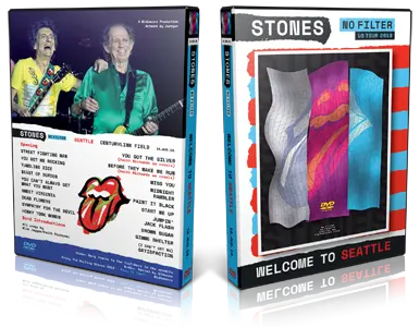 Artwork Cover of Rolling Stones 2019-08-14 DVD Seattle Audience