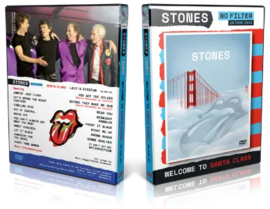 Artwork Cover of Rolling Stones 2019-08-18 DVD Santa Clara Audience