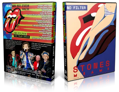 Artwork Cover of Rolling Stones 2019-08-30 DVD Miami Audience