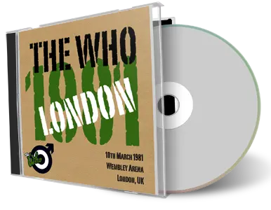 Artwork Cover of The Who 1981-03-10 CD London Audience