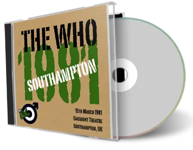 Artwork Cover of The Who 1981-03-15 CD Southampton Audience