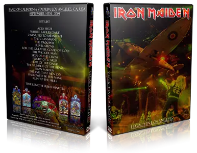 Artwork Cover of Iron Maiden 2019-09-14 DVD Los Angeles Audience