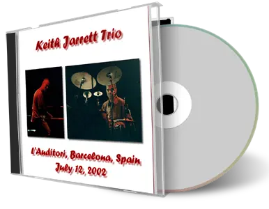 Artwork Cover of Keith Jarrett Trio 2002-07-12 CD Barcelona Audience