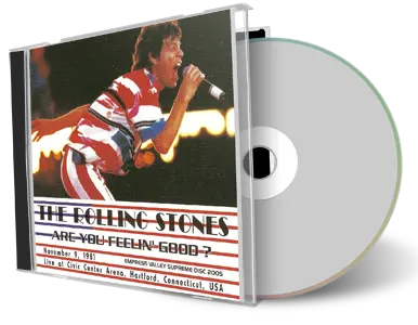 Artwork Cover of Rolling Stones 1981-11-09 CD Hartford Soundboard
