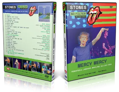 Artwork Cover of Rolling Stones 2019-07-03 DVD Landover Audience