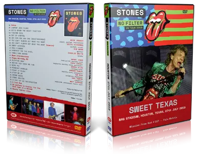 Artwork Cover of Rolling Stones 2019-07-27 DVD Houston Audience