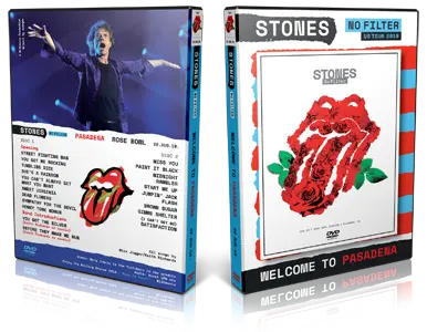 Artwork Cover of Rolling Stones 2019-08-22 DVD Pasadena Audience