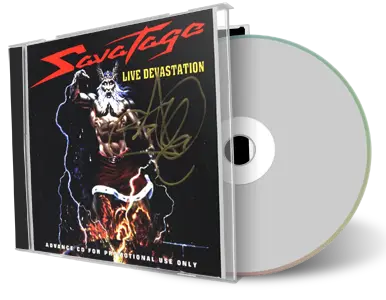 Artwork Cover of Savatage Compilation CD Live Devastation 1987 1990 Soundboard