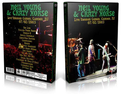 Artwork Cover of Neil Young 2003-07-02 DVD Camden Proshot