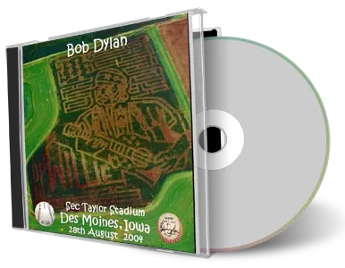 Artwork Cover of Bob Dylan 2004-08-28 CD Des Moines Audience
