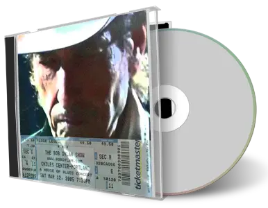 Artwork Cover of Bob Dylan 2005-03-12 CD Portland Audience