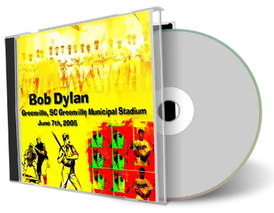 Artwork Cover of Bob Dylan 2005-06-07 CD Greenville Audience