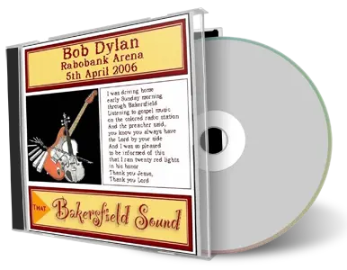 Artwork Cover of Bob Dylan 2006-04-05 CD Bakersfield Audience