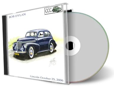 Artwork Cover of Bob Dylan 2006-10-25 CD Lincoln Audience