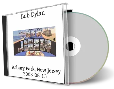 Artwork Cover of Bob Dylan 2008-08-13 CD Asbury Park Audience