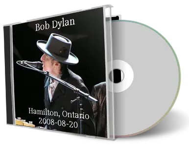 Artwork Cover of Bob Dylan 2008-08-20 CD Hamilton Audience