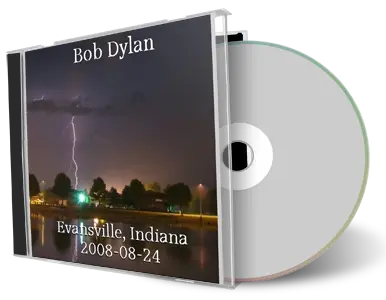 Artwork Cover of Bob Dylan 2008-08-24 CD Evansville Audience