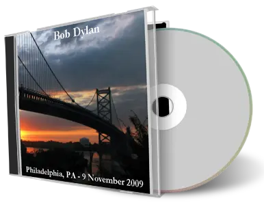 Artwork Cover of Bob Dylan 2009-11-09 CD Philadelphia Audience