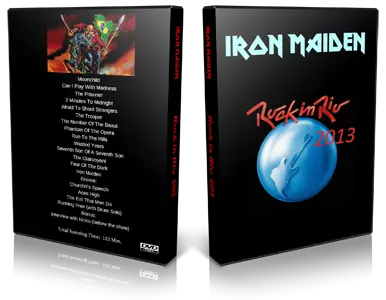 Artwork Cover of Iron Maiden 2013-09-22 DVD Rock In Rio 2013 Proshot