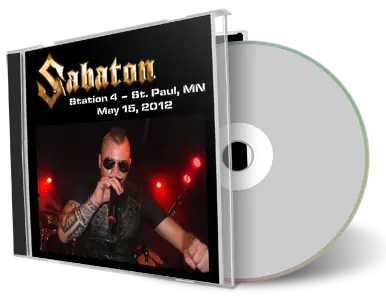 Artwork Cover of Sabaton 2012-05-15 CD St Paul Audience