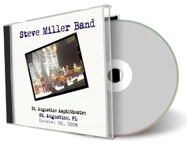 Artwork Cover of Steve Miller 2008-10-25 CD St Augustine Audience