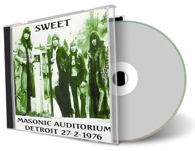 Artwork Cover of Sweet 1976-02-27 CD Detroit Audience