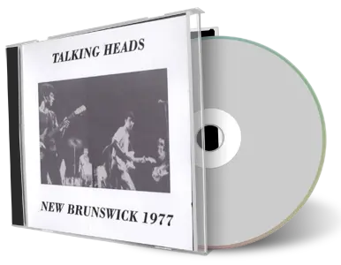 Artwork Cover of Talking Heads 1977-11-01 CD New Brunswick Soundboard