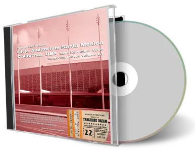 Artwork Cover of Tangerine Dream 1980-11-22 CD Santa Monica Audience