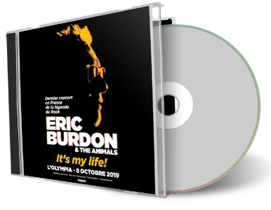 Artwork Cover of Eric Burdon 2019-10-08 CD Paris Audience