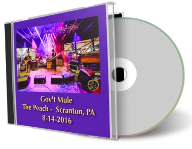 Artwork Cover of Govt Mule 2016-08-14 CD Peach Music Festival Audience