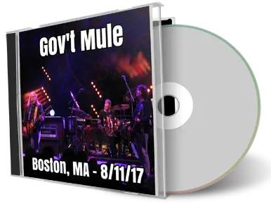 Artwork Cover of Govt Mule 2017-08-11 CD Boston Audience