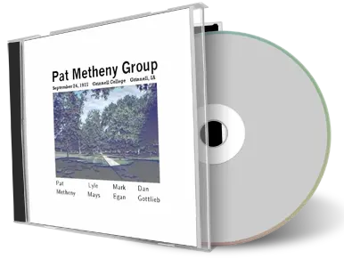 Artwork Cover of Pat Metheny 1977-09-24 CD Grinnell Soundboard