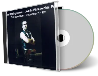 Artwork Cover of Bruce Springsteen 1992-12-07 CD Philadelphia Audience