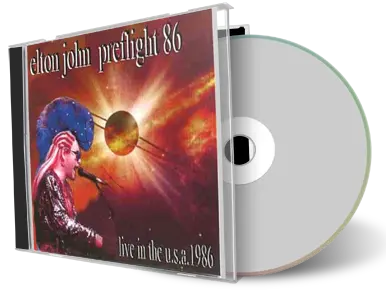 Artwork Cover of Elton John 1986-08-30 CD Saratoga Springs Soundboard