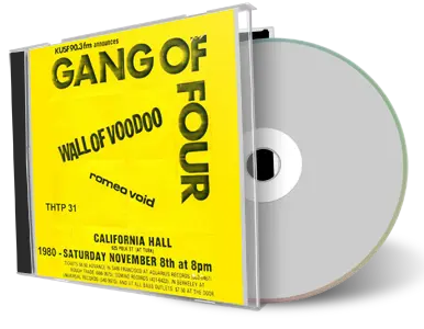 Artwork Cover of Gang Of Four 1980-11-08 CD San Francisco Audience