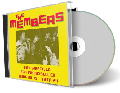 Artwork Cover of The Members 1980-08-15 CD San Francisco Audience