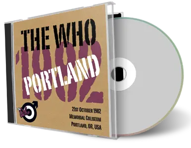 Artwork Cover of The Who 1982-10-21 CD Portland Audience