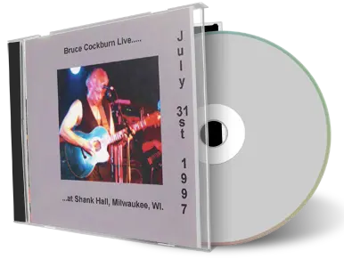 Artwork Cover of Bruce Cockburn 1997-07-31 CD Milwaukee Audience