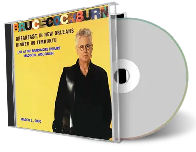 Artwork Cover of Bruce Cockburn 2000-03-02 CD Madison Audience